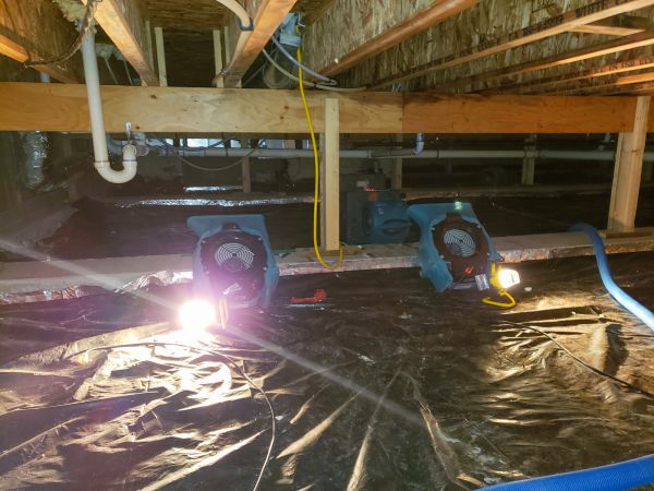 Crawlspace Water Removal in Andover